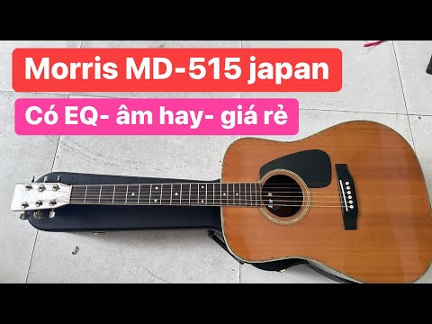 Đàn guitar Morris MD-515 japan có EQ. Giá: 2tr500k. Guitar Morris, guitar nhật 0936057750