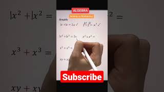 Algebra #shorts #math #maths #mathstricks #mathematics #viral #mathfact #calculus #algebra