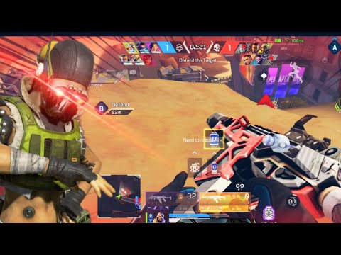 Hack mode gameplay Apex Legends Mobile| ROG 6pro gameplay