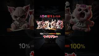 A型の怒りレベル10％から100％が怖すぎたw【血液型あるある】#a型あるある #血液型 #アニメ #猫