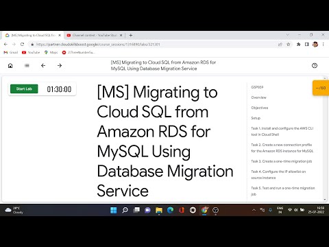 Migrating to Cloud SQL from Amazon RDS for MySQL Using Database Migration Service | Qwiklabs