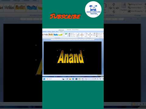 Creating a Logo in Microsoft Word #msword #microsoftoffice #computer #logo #logodesign #ytshorts