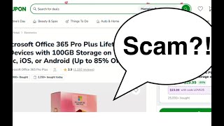 Groupon for Microsoft Office 365 Pro Plus Lifetime - Review