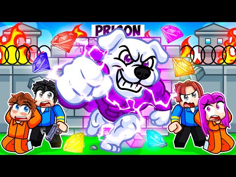Becoming a DOG TO ESCAPE In Roblox PRISON HUSTLE!