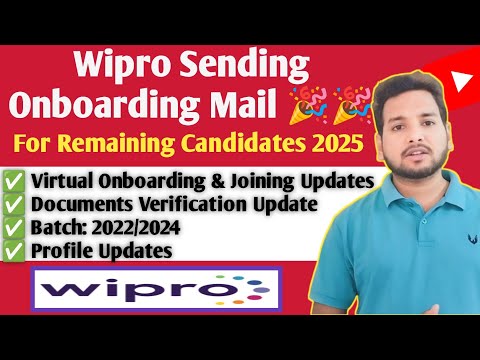 WIPRO MARCH'25 MONTH NEW ONBOARDING & JOINING DATE OUT 🎉 | BGV | ELITE | OFFER LETTER, TRAINING DONE