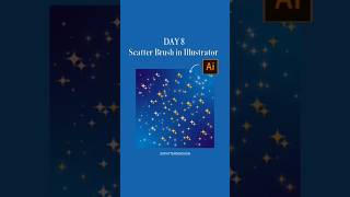 Scatter Brush in Illustrator #adobeillustrator #illustratortutorial #illustratortips #howtodesign