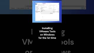 How to Install VMware Tools on Windows for the First Time - Walkthrough  #shorts