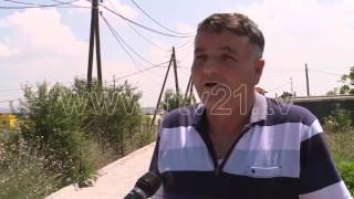 Banorët e lagjes Prroi i Njelmët në rrezik nga shtyllat elektrike - 01.08.2016