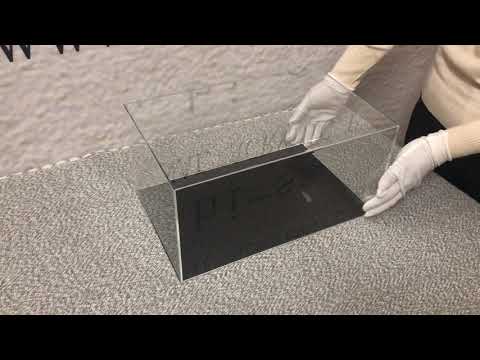 Acrylic box #acrylic five sides box#acrylic black boxes