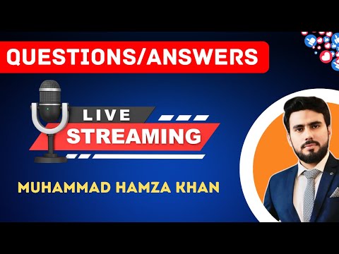 🔴 Live Session | Muhammad Hamza Khan
