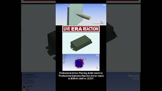 Professional Armor-Piercing-Bullet reacts to Professional Explosive-Reactive-Armor reacts