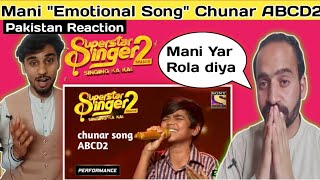 Mani singing emotional song "Chunar ABCD2" Pakistan reaction | Superstar Singer 2 | Khan Views