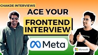 Meta | Facebook Frontend Interview Experience | Chakde Interviews ⚡️