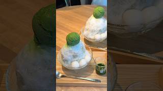 [Shibuya] Yasohachi🍵 Matcha shaved ice from Kyoto✨ #TokyoCafe #TokyoGourmet #ShavedIce
