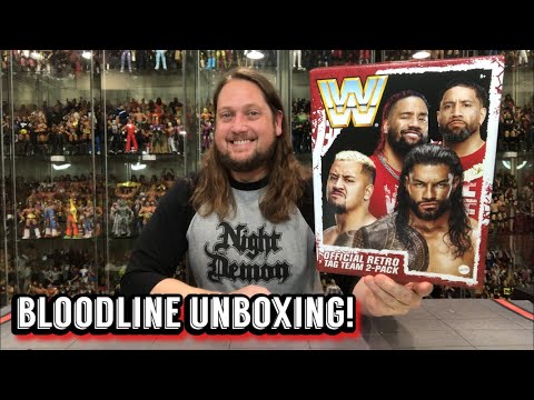 The Bloodline Retro WWE Mattel Exclusive 4-Pack Unboxing & Review!