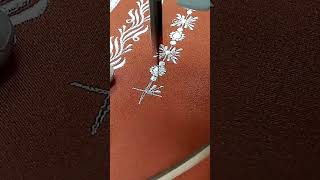 Elevate Your Craft Intricate Borderline Embroidery Designs for Creative Project5 #embroiderytutorial