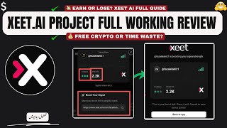 Xeet.AI Airdrop Full Guide ⚡ | Legit or Time Waste? Honest Review + Step-by-Step Process