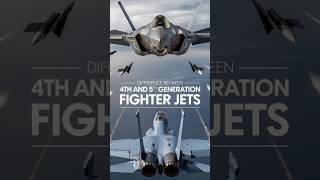 Difference Between 4th and 5th Generation Fighter Jets 🥶