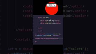 Onchange event in javascript #coding #javascript #shorts #onchange #event