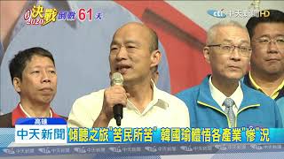 20191111中天新聞　海內外醫療界相挺！　韓國瑜同框吳敦義回防高雄