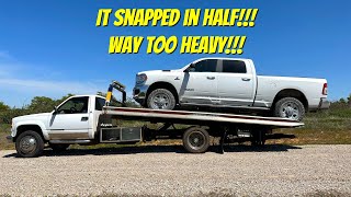 I Broke my Rollback Hauling my RAM 3500! *BAD IDEA*