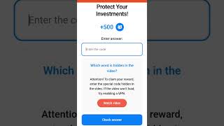 Protect your investments cats video code ! Cats code ! Cats video code today ! #catsairdrop #cats