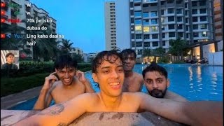 IRL STREAM🔴NEW HOUSE REVEAL🥰SETUP TOUR🥵GYM + SWIMMING POOL🥳