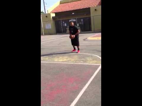 Adrian and Brian playing B Ball