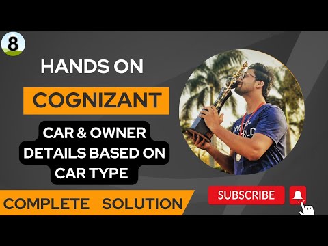 Cognizant Hands on  - Car & Owner Details Based on Car Type || TechieTalkwithAditya || SQL Query