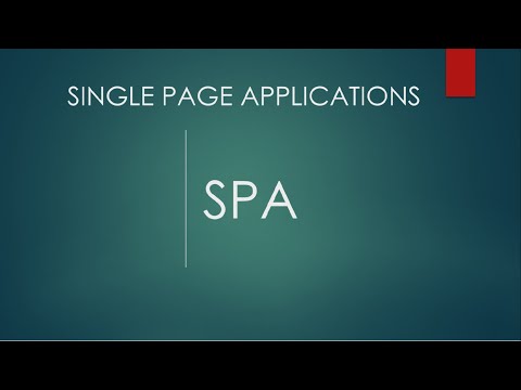 SINGLE PAGE APPLICATIONS VS MULTIPAGE APPLICATIONS #SPAs #basicsofspas