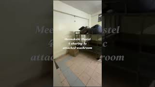 srm hostel ktr- meenakshi 4 sharing ac #srm
