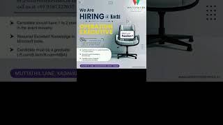 OPERATIONS EXECUTIVE @watermarkeventsindia #2024 #hiring #career #job #operationsmanagement
