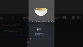 Designing a Coffee Cup with Spoon and Handle #short #css #html