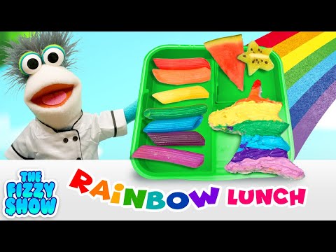 Fizzy & Phoebe Pack A Healthy Rainbow Themed Lunch Box | The Fizzy Show Videos