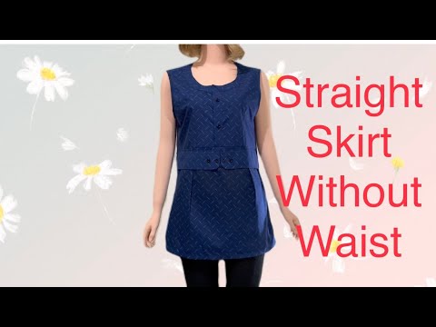 How to sew a dress, from a shirt without waste. Simple - Save money.