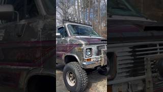 Mad Max called, he wants his van back.  #van #madmax #chevy #4x4 #garage #customvan #offroad