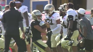 VIDEO REPORT: Saints WR Mason Tipton ready to be more than a camp superstar