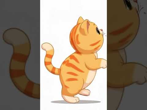 Cute baby voice for cat with dancing