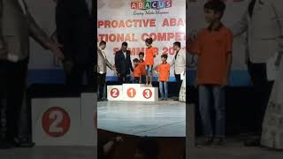 competition 1st winner #school #matheducation #abacus #kids #abacusacademy