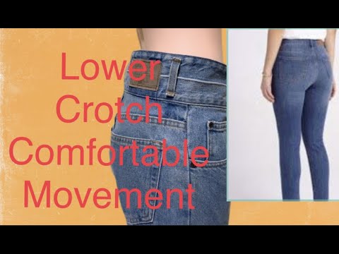 Deepen the bottom of jeans by raising the waistband. Simple - Save money.