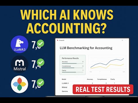 Best AI for Accounting? Benchmarking LLMs with Streamlit + Ollama