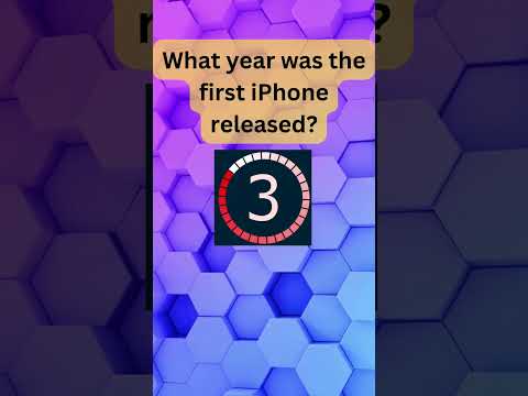 What Year was the First iPhone Released? | iPhone History #TechMilestones #AppleHistory