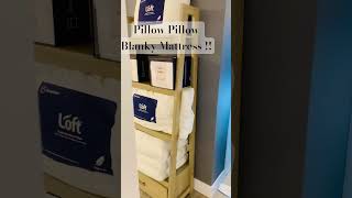 Pillows, ￼comforters,￼ blankets, mattress! Best knife sleep stats here! #comfortmattress #mattress