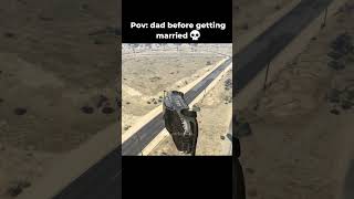 Dad Before Getting Married 💀 | GTA 5 Car Stunt #gta5 #gtashorts #gtaonline #carstunts #crimelapse