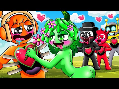 Oren Falls in Love! Vineria Goddess Stole His Heart?! 💘| Incredibox Sprunki Animation