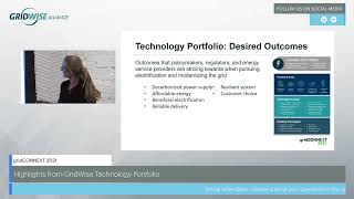 gridCONNEXT 2021 - Highlights From GridWise Tech Portfolio
