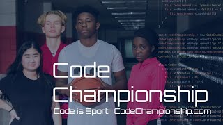 How is Coding like Sports? - Code Championship | Code is Sport