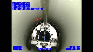 Quicklock Install 150mm Sewer