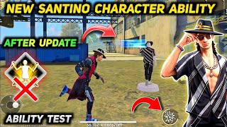 NEW CHARACTER SANTINO, INVISIBLE CHARACTER, GAMEPLAY -GARENA FREE FIRE #freefire #newcharacter