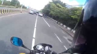 2016/06/01 車禍 台南新市(南科)民生路上 早上八點多 With sj4000 wifi yamaha fz2